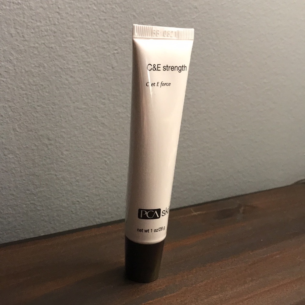 PCAskin C&E strength serum 1 oz, sealed in packaging